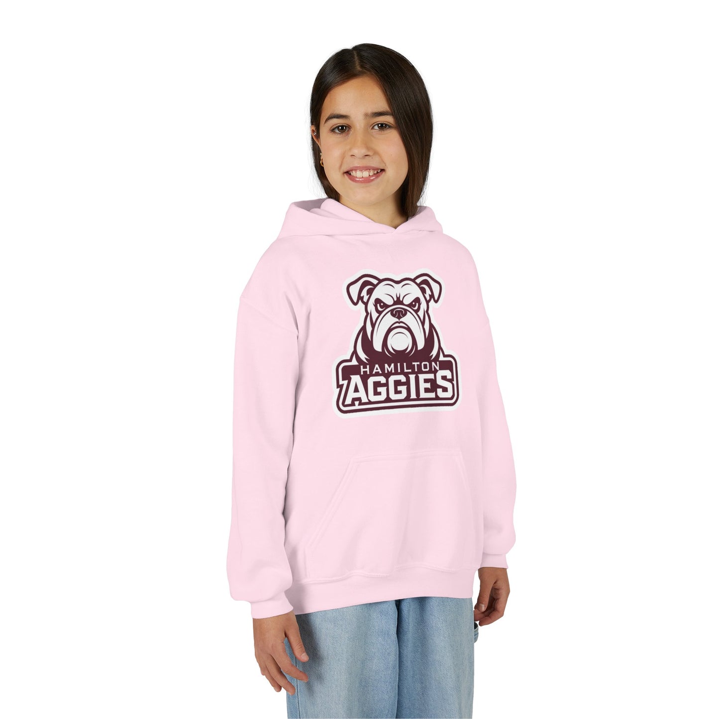 Youth Hoodie Sweatshirt \ Hamilton Aggies \ HA4