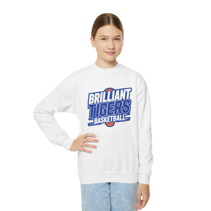 Youth Crewneck Sweatshirt \ Brilliant Tigers Basketball \ BTBK1