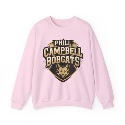 Adult Crewneck Sweatshirt \ Phill Campbell Bobcats \ PCB1