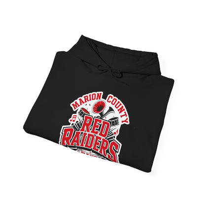 Adult Hoodie Sweatshirt \ Marion County Red Raiders Band \ MCB2