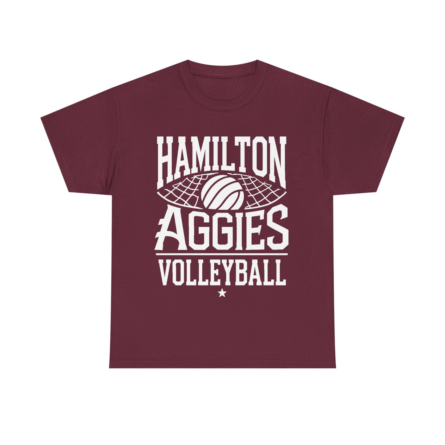 Adult Tee \ Hamilton Aggies Volleyball \ HAV2