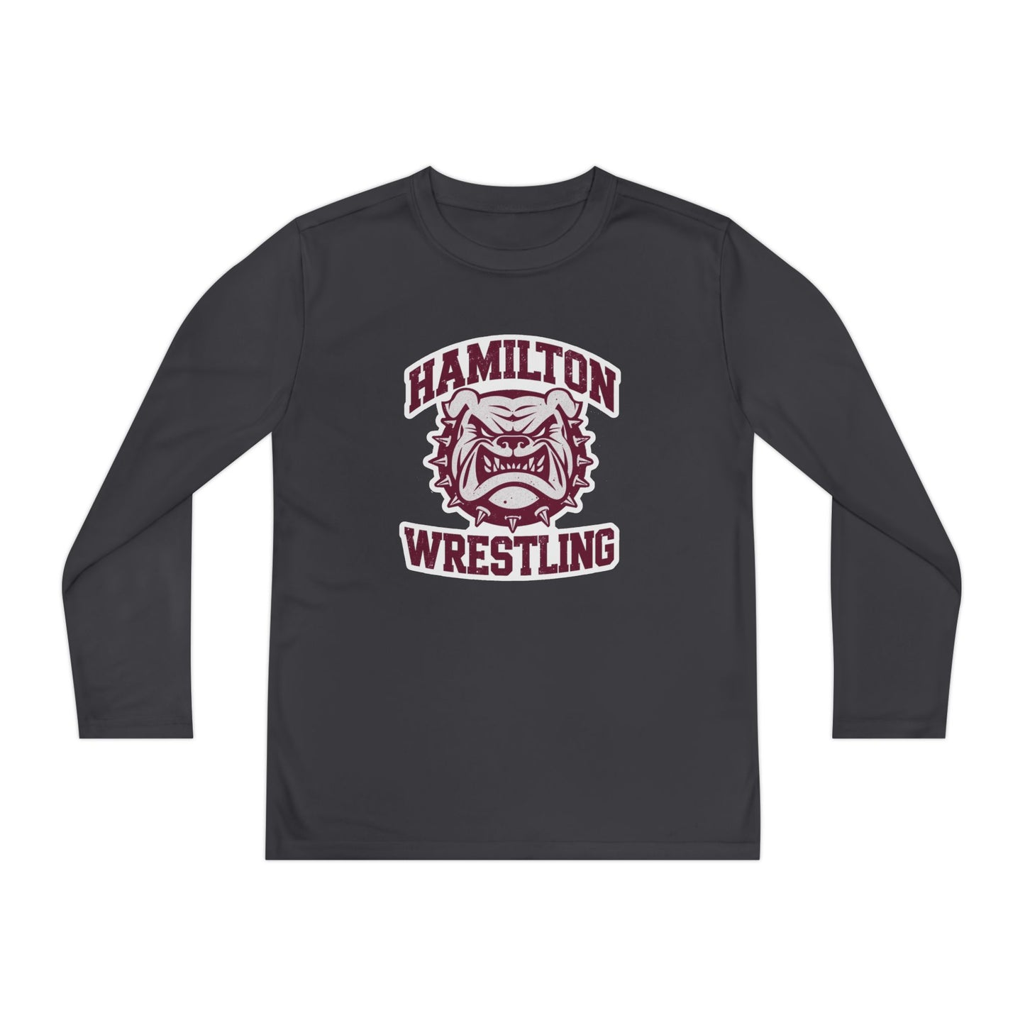 Youth Long Sleeve Tee \ Hamilton Aggies Wrestling \ HAW2