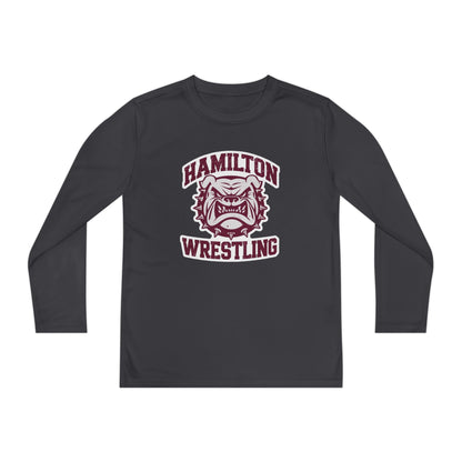 Youth Long Sleeve Tee \ Hamilton Aggies Wrestling \ HAW2