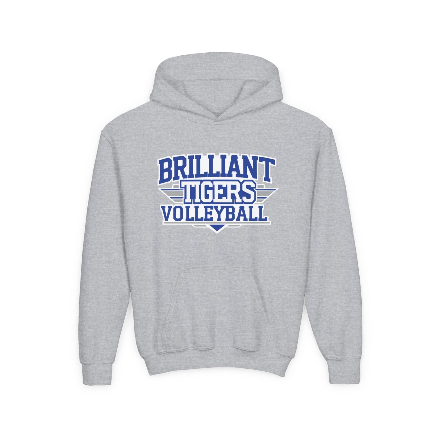 Youth Hoodie Sweatshirt \ Brilliant Tigers Volleyball \ BTV2