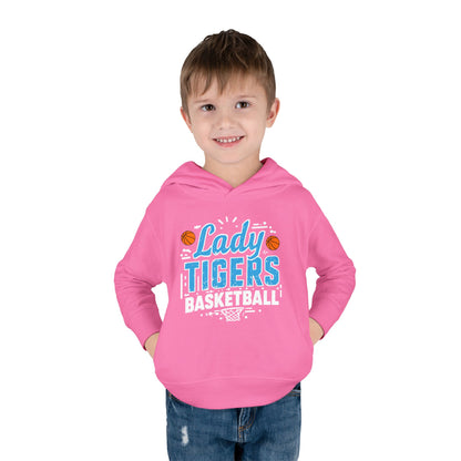 Toddler Hoodie Sweatshirt \ Brilliant Tigers Basketball \ BTBKG1