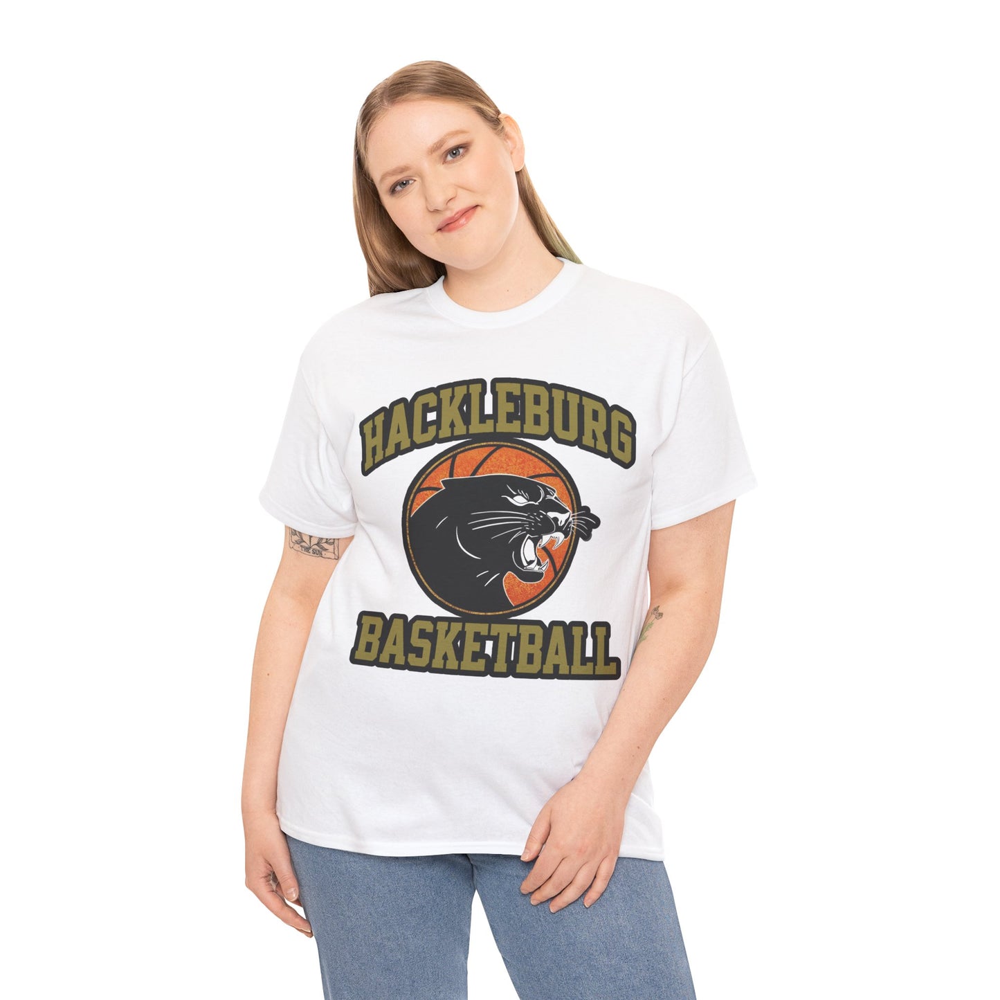 Adult Tee \ Hackleburg Panther Basketball \ HPBK1