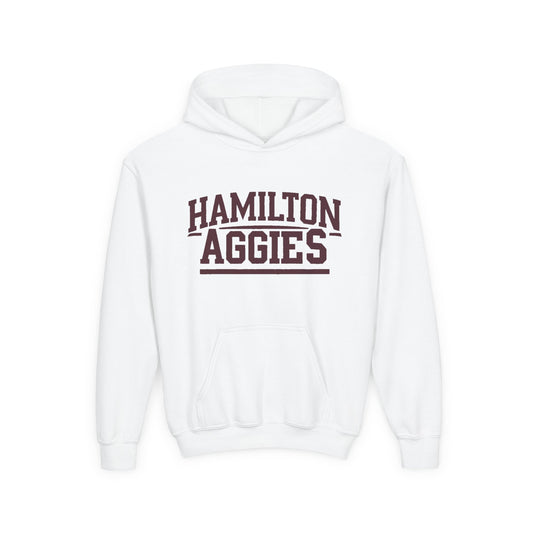 Youth Hoodie Sweatshirt \ Hamilton Aggies \ HA2