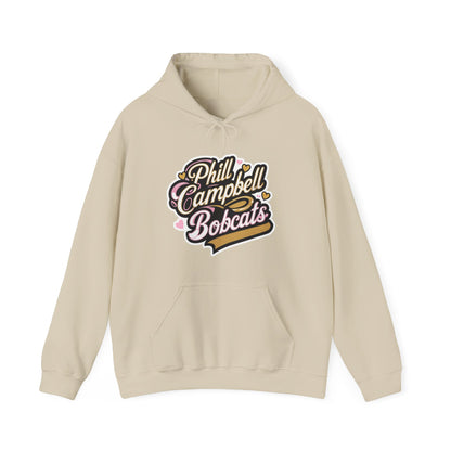Adult Hoodie Sweatshirt \ Phill Campbell Bobcats \ PCBG1