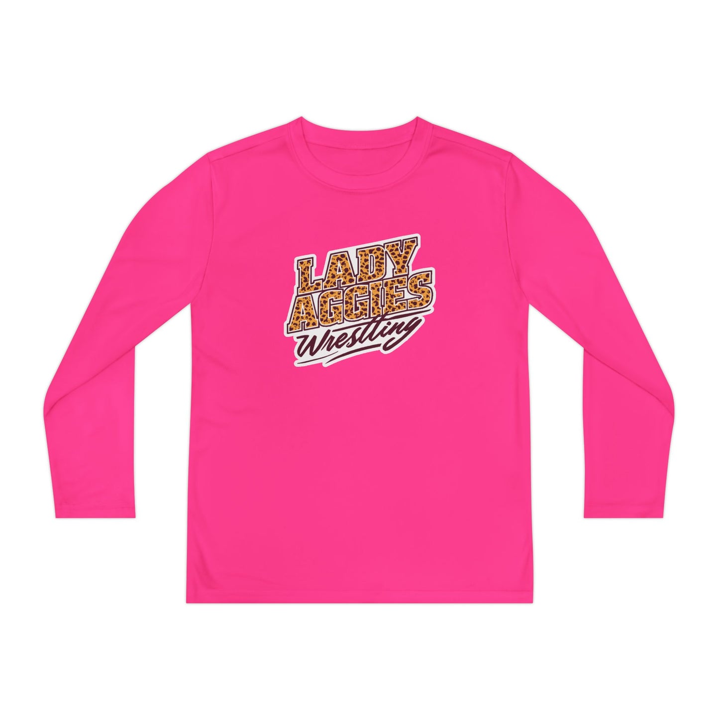 Youth Long Sleeve Tee \ Hamilton Aggies Wrestling \ HAWG3