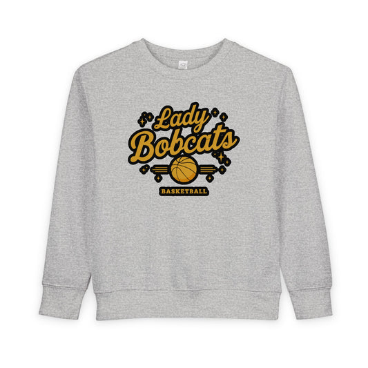 Toddler Crewneck Sweatshirt \ Phil Campbell Bobcats Basketball \ PCBBKG2