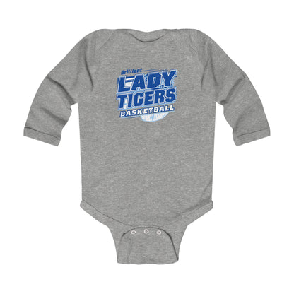 Long Sleeve Baby Bodysuit \ Brilliant Tigers Basketball \ BTBKG2