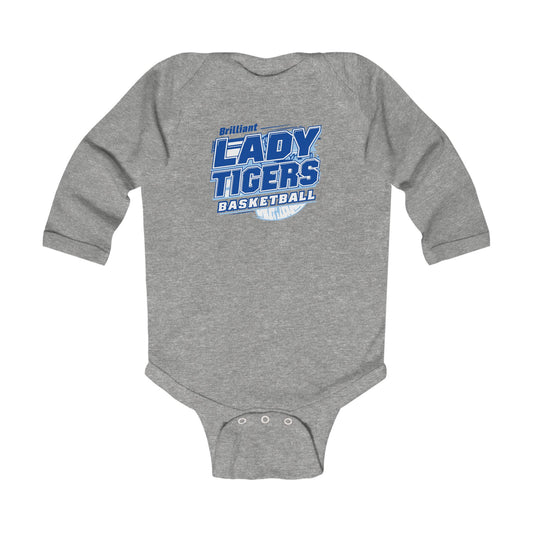 Long Sleeve Baby Bodysuit \ Brilliant Tigers Basketball \ BTBKG2