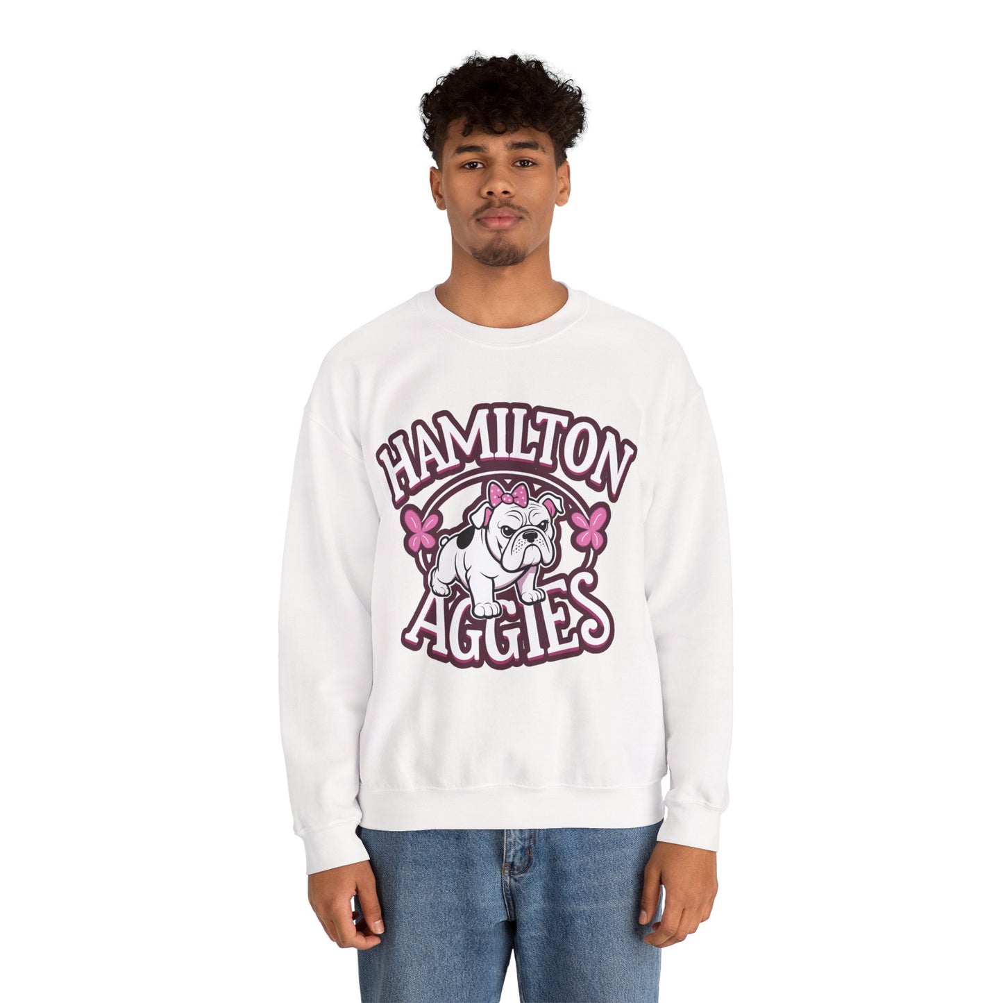 Adult Crewneck Sweatshirt \ Hamilton Aggies \ HAG4