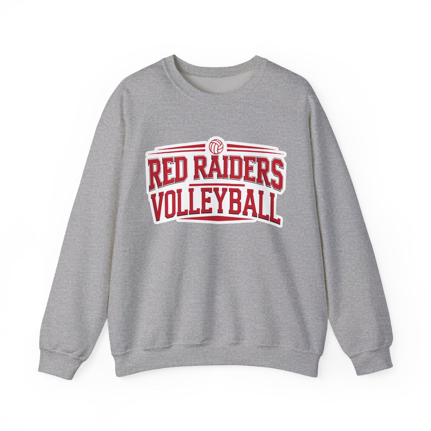 Adult Crewneck Sweatshirt \ Marion County Red Raiders Volleyball \ MCV2