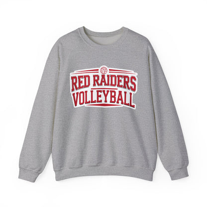 Adult Crewneck Sweatshirt \ Marion County Red Raiders Volleyball \ MCV2
