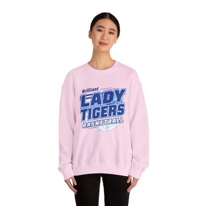 Adult Crewneck Sweatshirt \ Brilliant Tigers Basketball \ BTBKG2