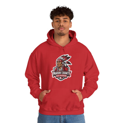 Adult Hooded Sweatshirt \ Marion County Red Raiders \ MC2