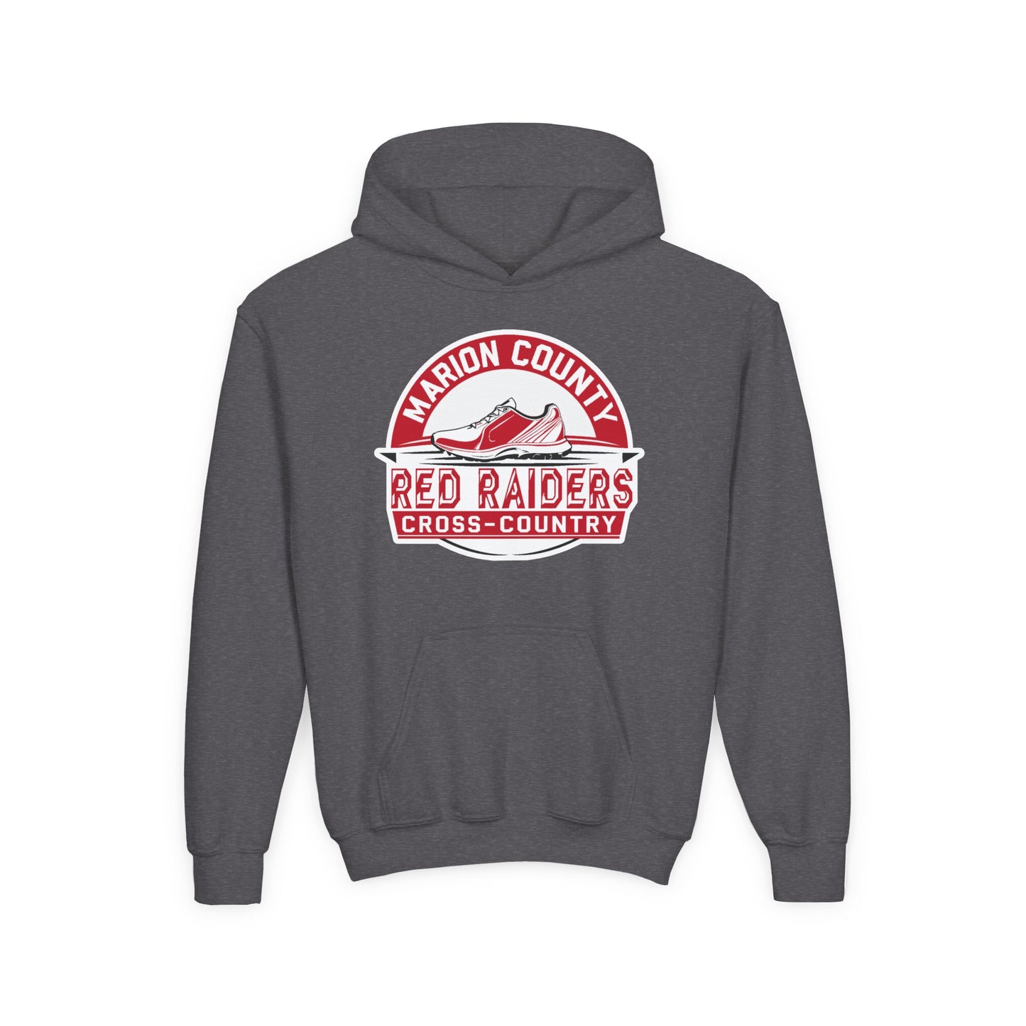 Youth Hoodie Sweatshirt \ Marion County Red Raiders Cross-Country \ MCCC1