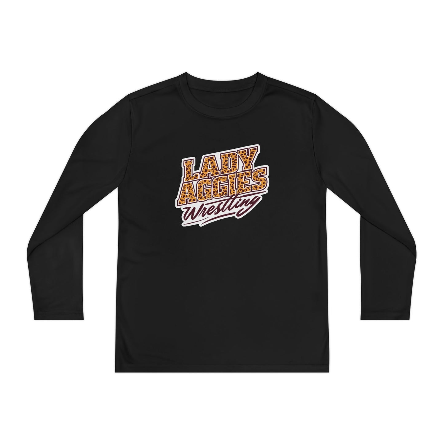 Youth Long Sleeve Tee \ Hamilton Aggies Wrestling \ HAWG3