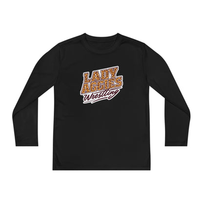 Youth Long Sleeve Tee \ Hamilton Aggies Wrestling \ HAWG3