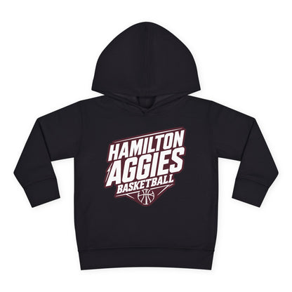 Toddler Hoodie Sweatshirt \ Hamilton Aggies Basketball \ HABB2