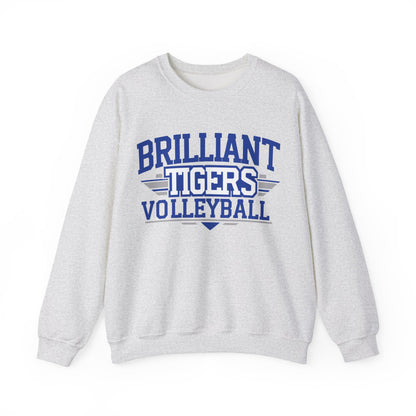 Adult Crewneck Sweatshirt \ Brilliant Tigers Volleyball \ BTV2