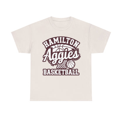 Adult Tee \ Hamilton Aggies Basketball \ HABKG1