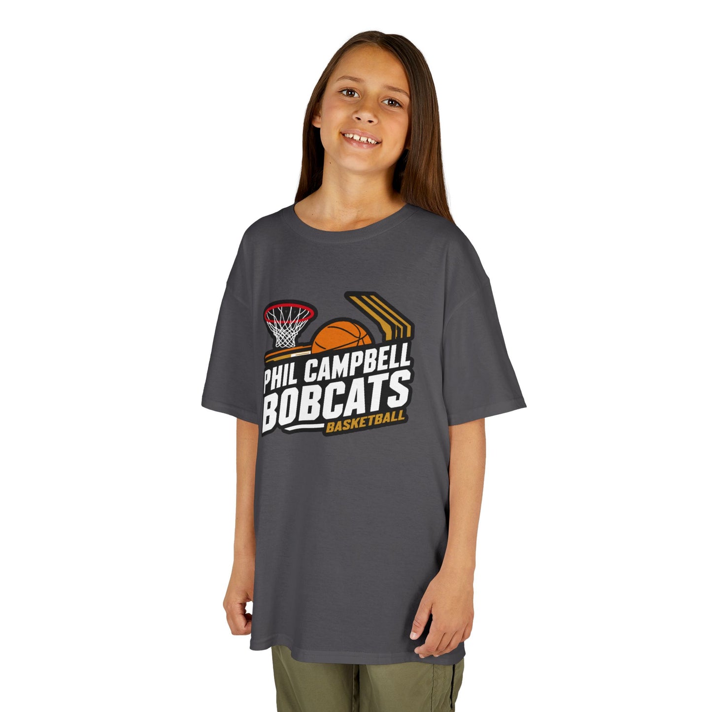 Youth Tee \ Phil Campbell Bobcats Basketball \ PCBBK1