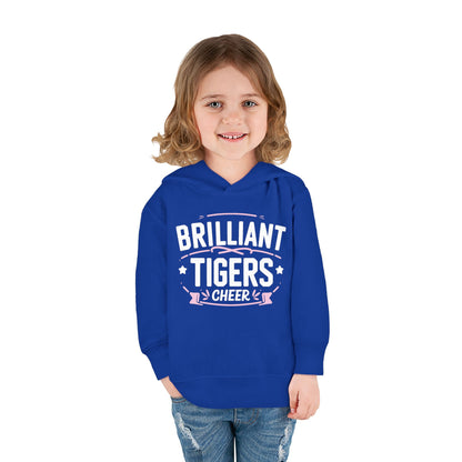 Toddler Hoodie Sweatshirt \ Brilliant Tigers Cheer \ BTC2
