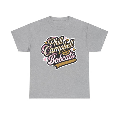 Adult Tee \ Phill Campbell Bobcats \ PCBG1