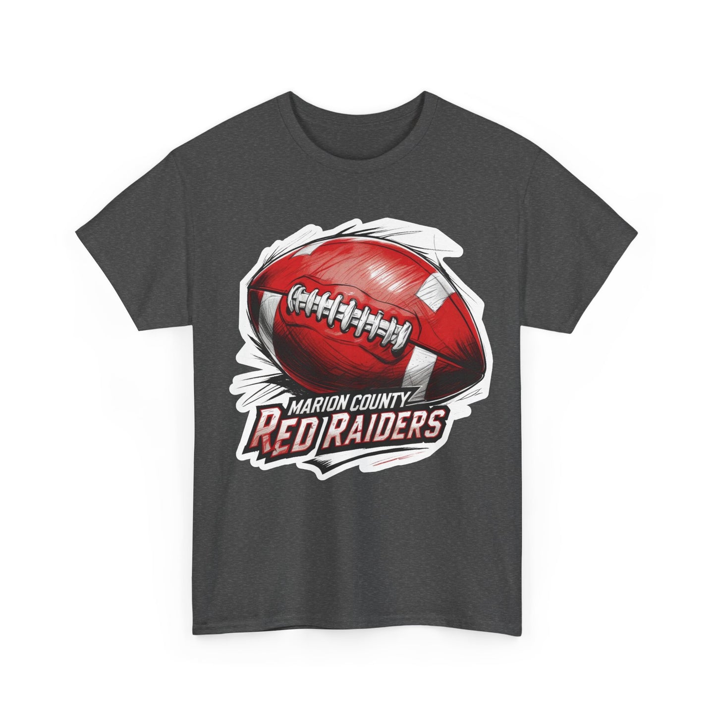 Adult Tee \ Marion County Red Raiders Football \ MCF1