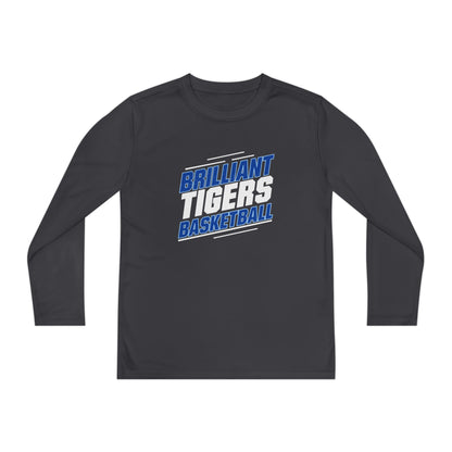 Youth Long Sleeve Tee \ Brilliant Tigers Basketball \ BTBK2