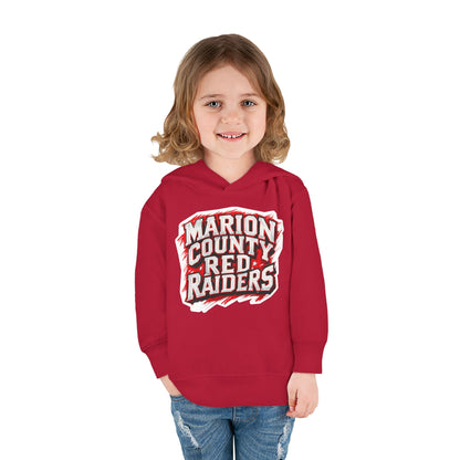 Toddler Hoodie Sweatshirt \ Marion County Red Raiders \ MC1