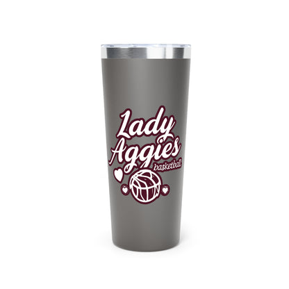 22oz Copper Insulated Tumbler \ Hamilton Aggies Basketball \ HABBG2