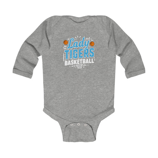 Long Sleeve Baby Bodysuit \ Brilliant Tigers Basketball \ BTBKG1