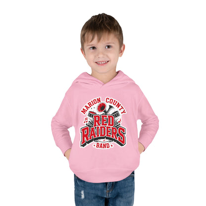 Toddler Hoodie Sweatshirt \ Marion County Red Raiders Band \ MCB2
