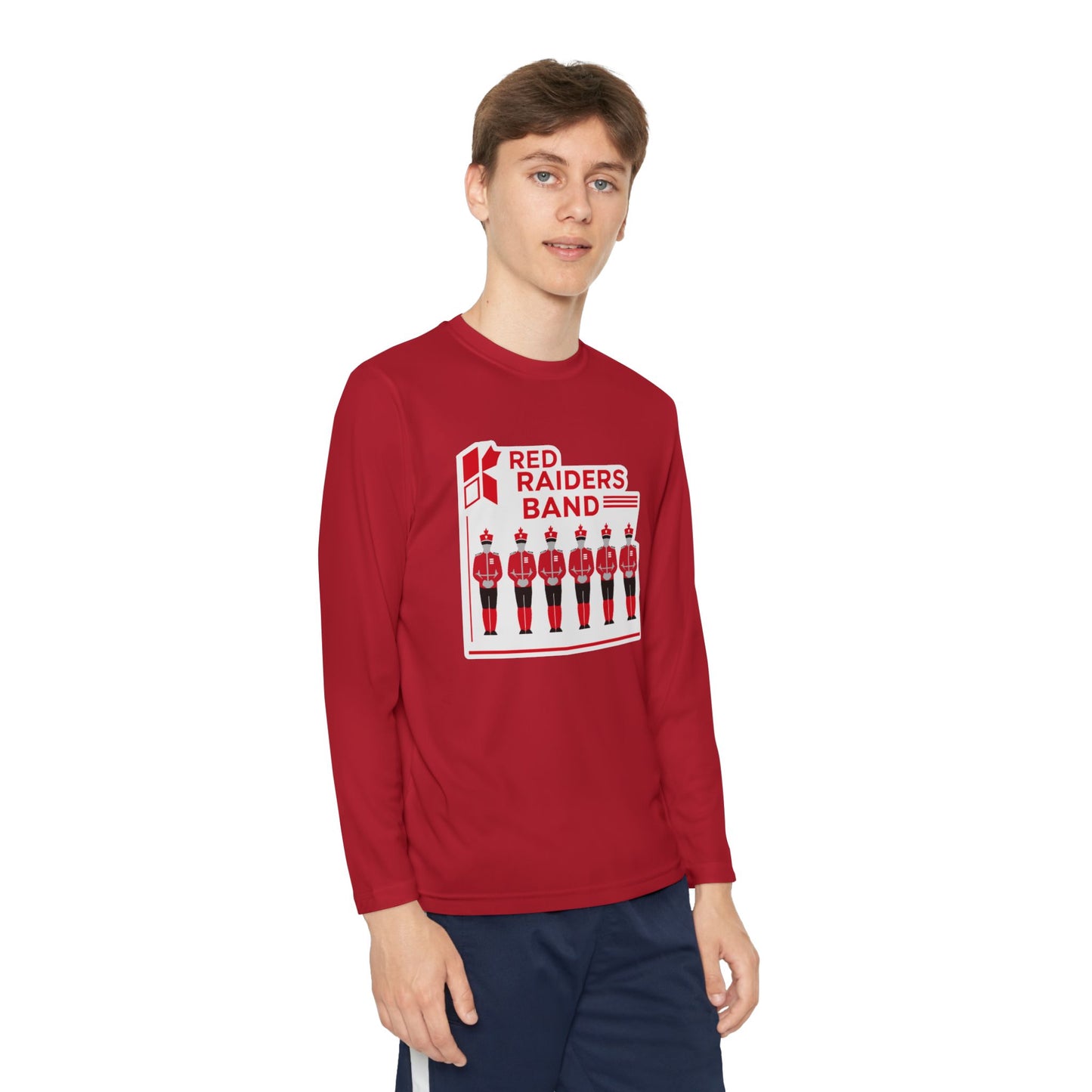 Youth Long Sleeve Tee \ Marion County Red Raiders Band \ MCB1