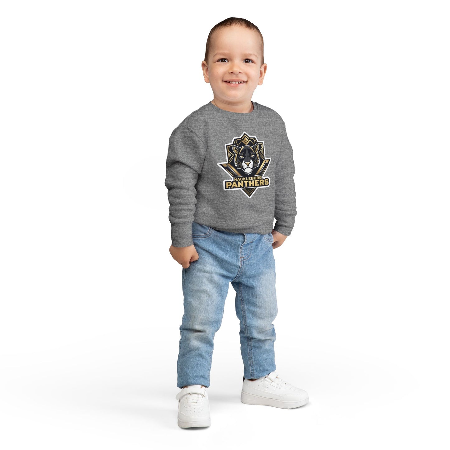 Toddler Crewneck Sweatshirt \ Hackleburg Panthers \ HP1