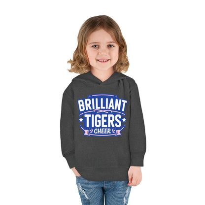 Toddler Hoodie Sweatshirt \ Brilliant Tigers Cheer \ BTC2