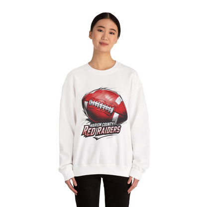 Adult Crewneck Sweatshirt \ Marion County Red Raiders Football \ MCF1
