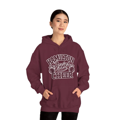 Adult Hoodie Sweatshirt \ Hamilton Aggies Cheer \ HAC2