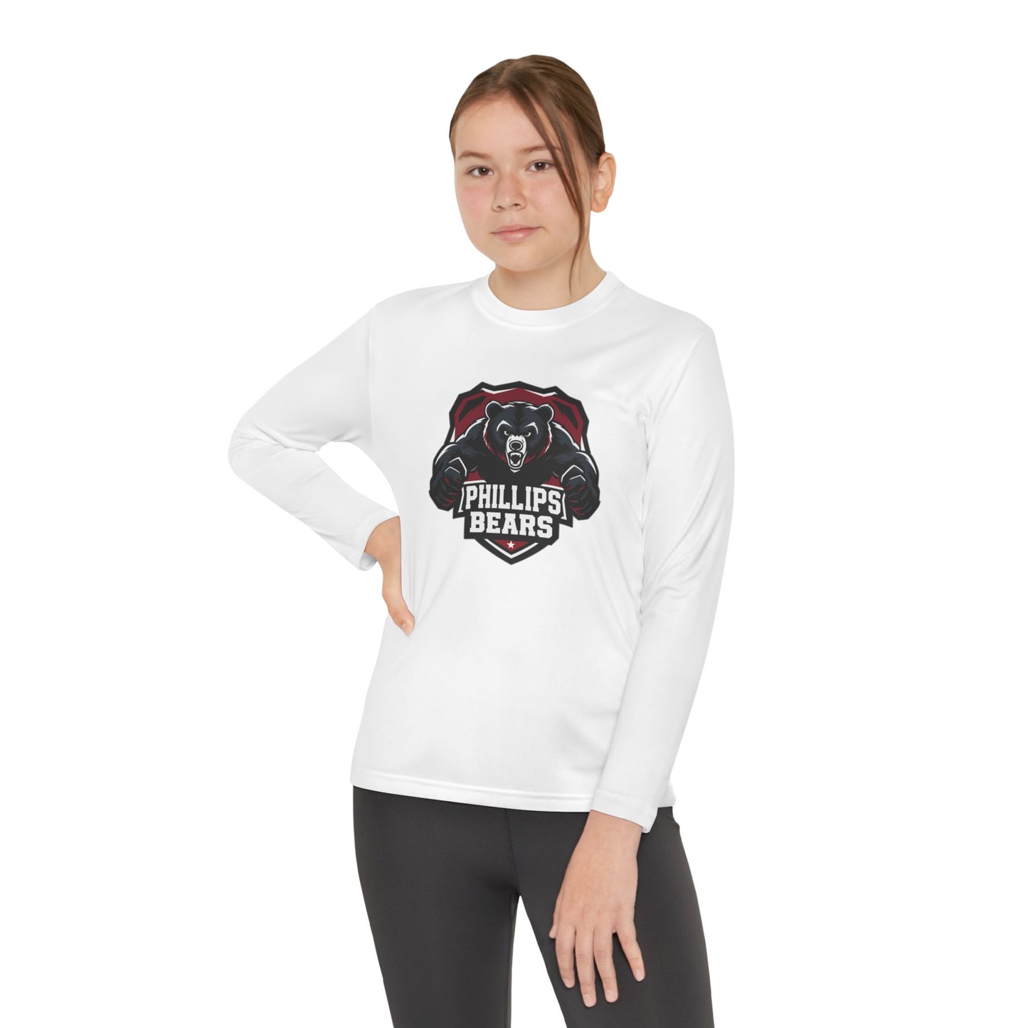 Youth Long Sleeve Tee \ Phillips Bears \ PB2
