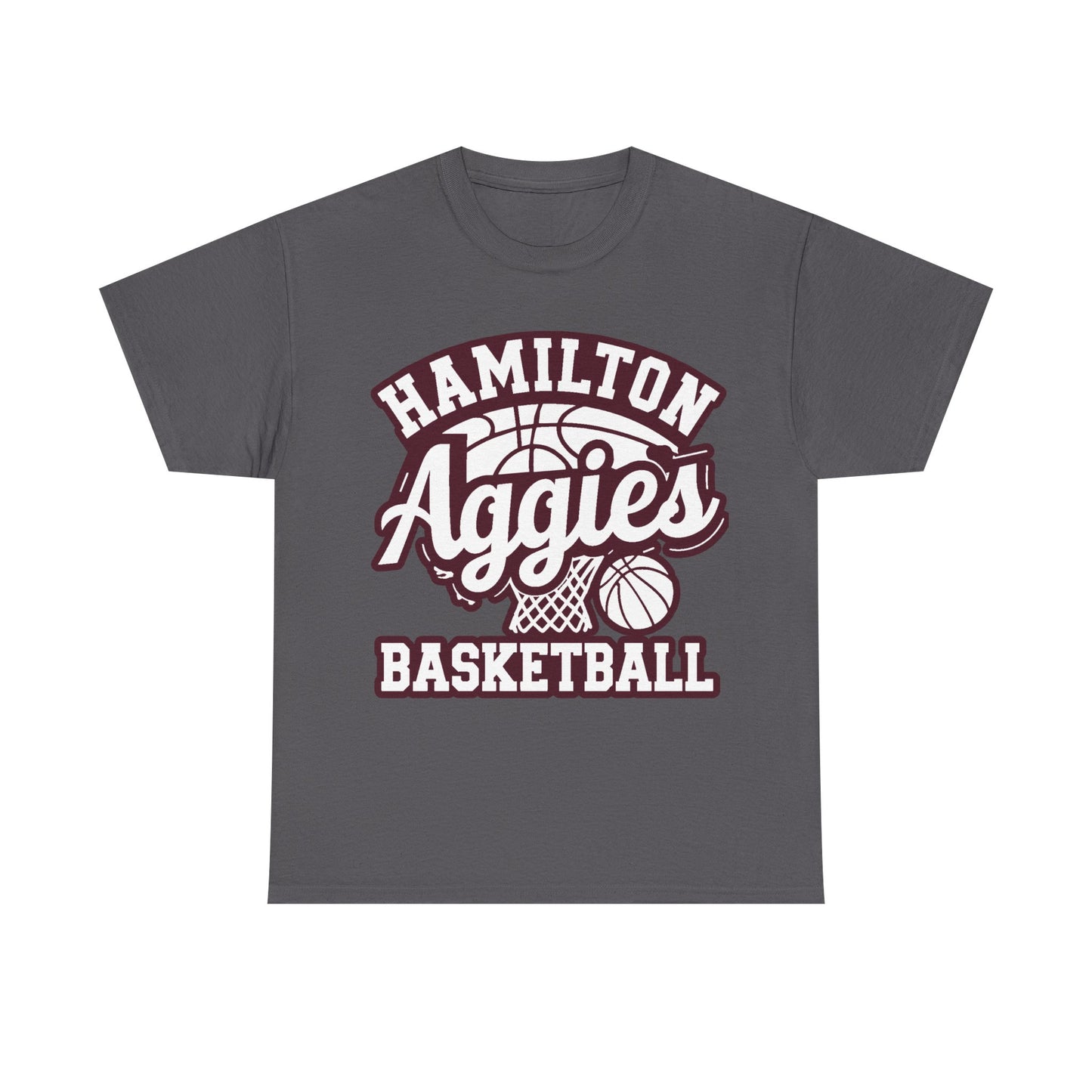 Adult Tee \ Hamilton Aggies Basketball \ HABBG1