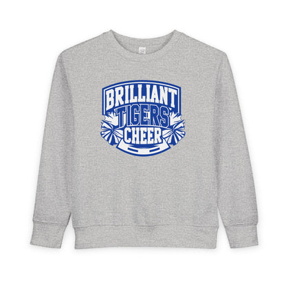 Toddler Crewneck Sweatshirt \ Brilliant Tigers Cheer \ BTC1