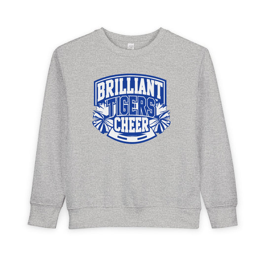 Toddler Crewneck Sweatshirt \ Brilliant Tigers Cheer \ BTC1