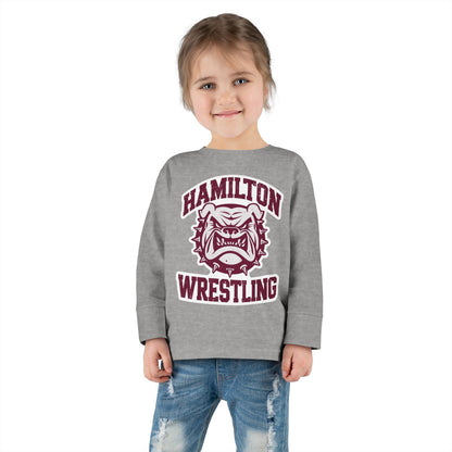 Toddler Long Sleeve Tee \ Hamilton Aggies Wrestling \ HAW2