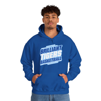 Adult Hoodie Sweatshirt \ Brilliant Tigers Basketball \ BTBK2