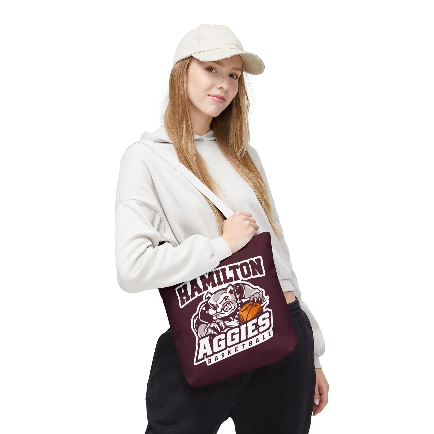Tote Bag \ Hamilton Aggies Basketball \ HABB1