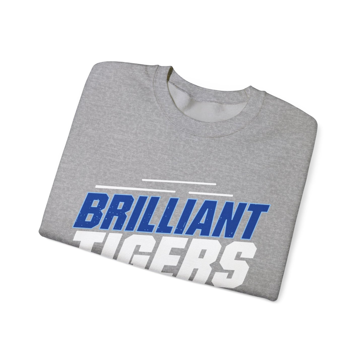 Adult Crewneck Sweatshirt \ Brilliant Tigers Basketball \ BTBK2