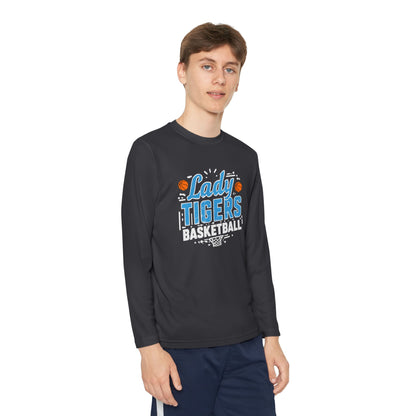 Youth Long Sleeve Tee \ Brilliant Tigers Basketball \ BTBKG1